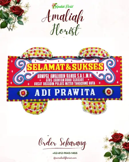Papan Bunga Ucapan Selamat Blanceran