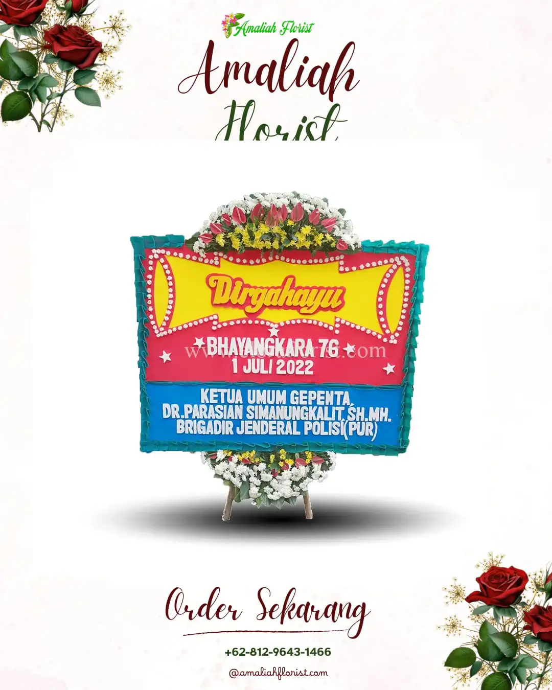 Papan Bunga HUT Ulang Tahun Blanceran